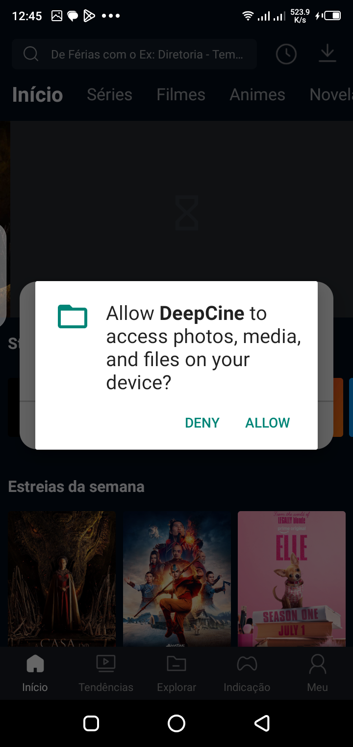 Deepcine video playback and streaming player view